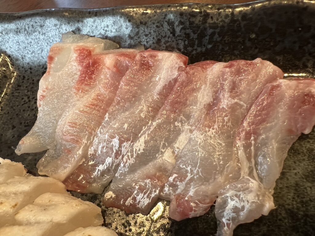 チヌ（黒鯛）　焼霜　炙り　刺身　塩焼き　煮付け　和歌山釣り　料理　