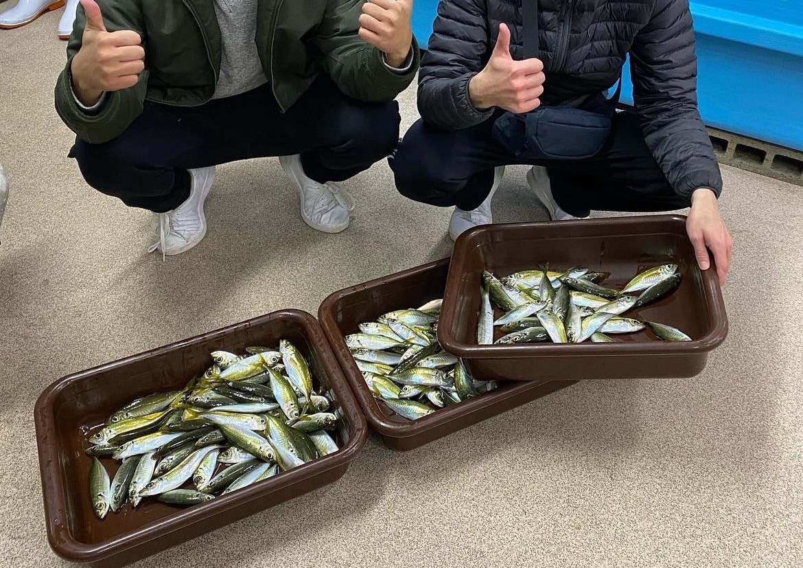 小アジ爆釣。釣太郎