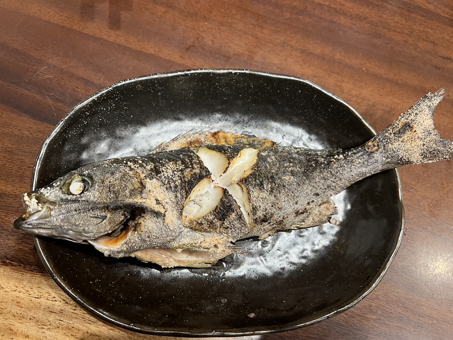 イサギ塩焼き　和歌山釣り　さばき　料理