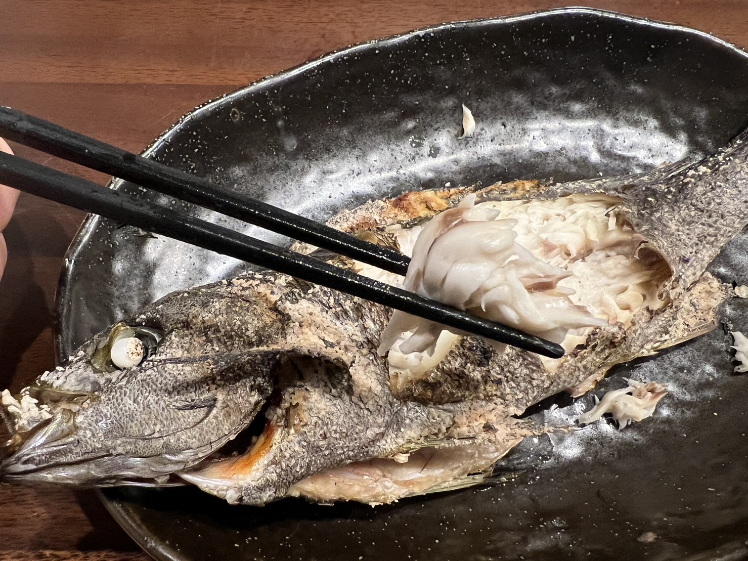 イサギ塩焼き　和歌山釣り　さばき　料理