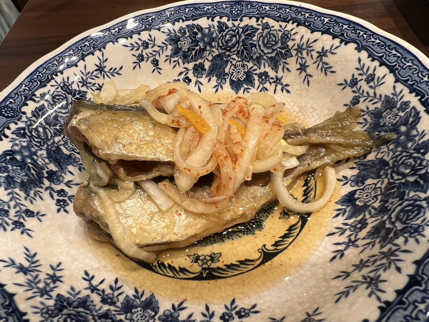 アジ南蛮漬け。釣太郎