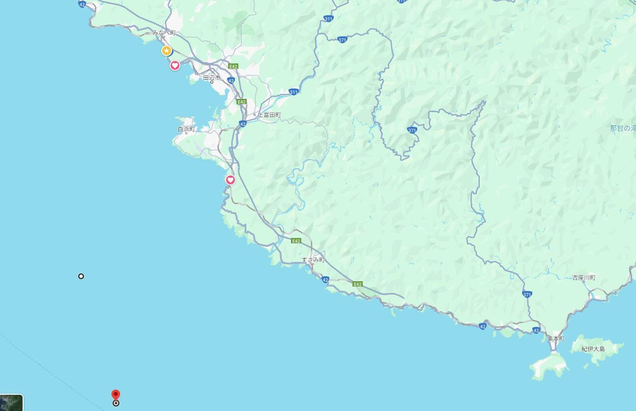 和歌山南紀地方。釣太郎
