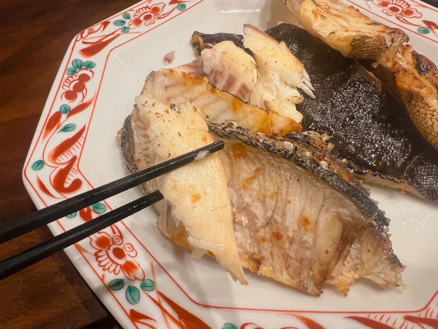 イシダイ料理　刺身：炙り：塩焼き：ソテー