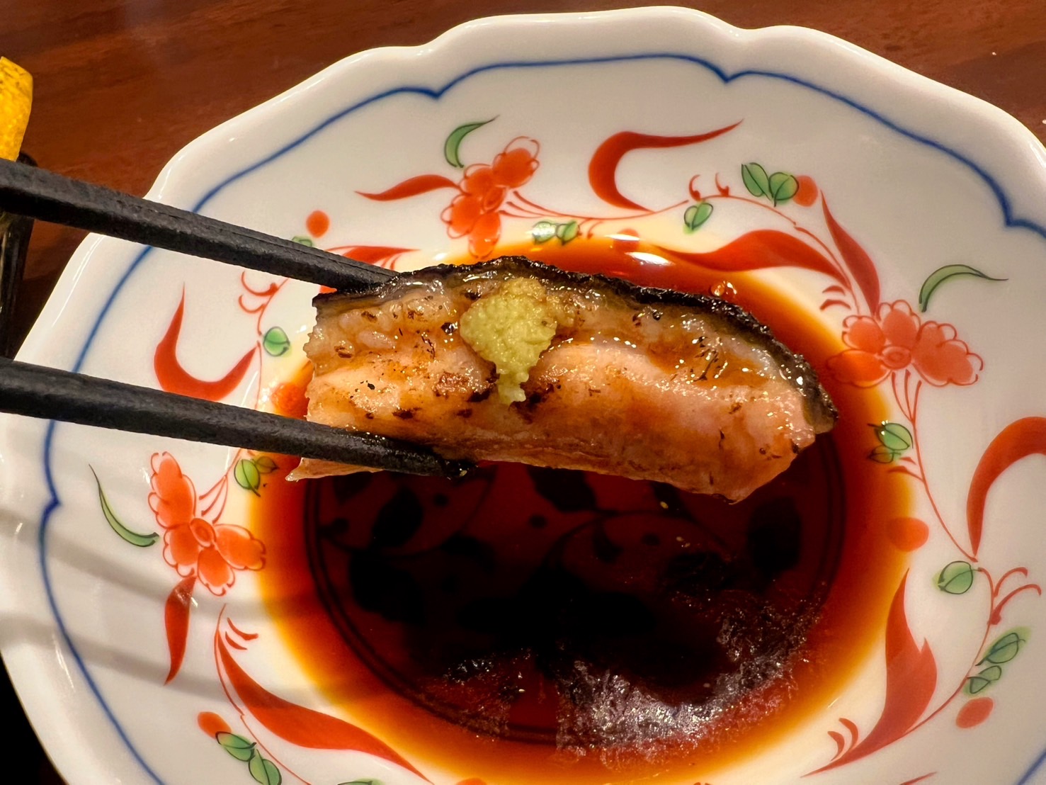 イシダイ料理　刺身：炙り：塩焼き：ソテー