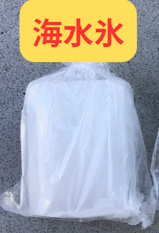 魚に優しい海水を凍らせた海水氷。釣太郎