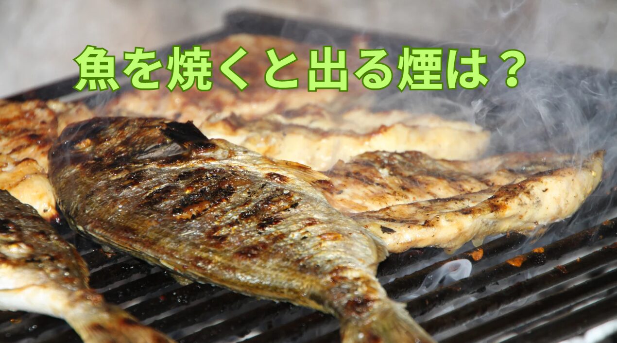 魚を焼くと煙が出るが、これは脂が燃えている?成分は変化するの?釣太郎