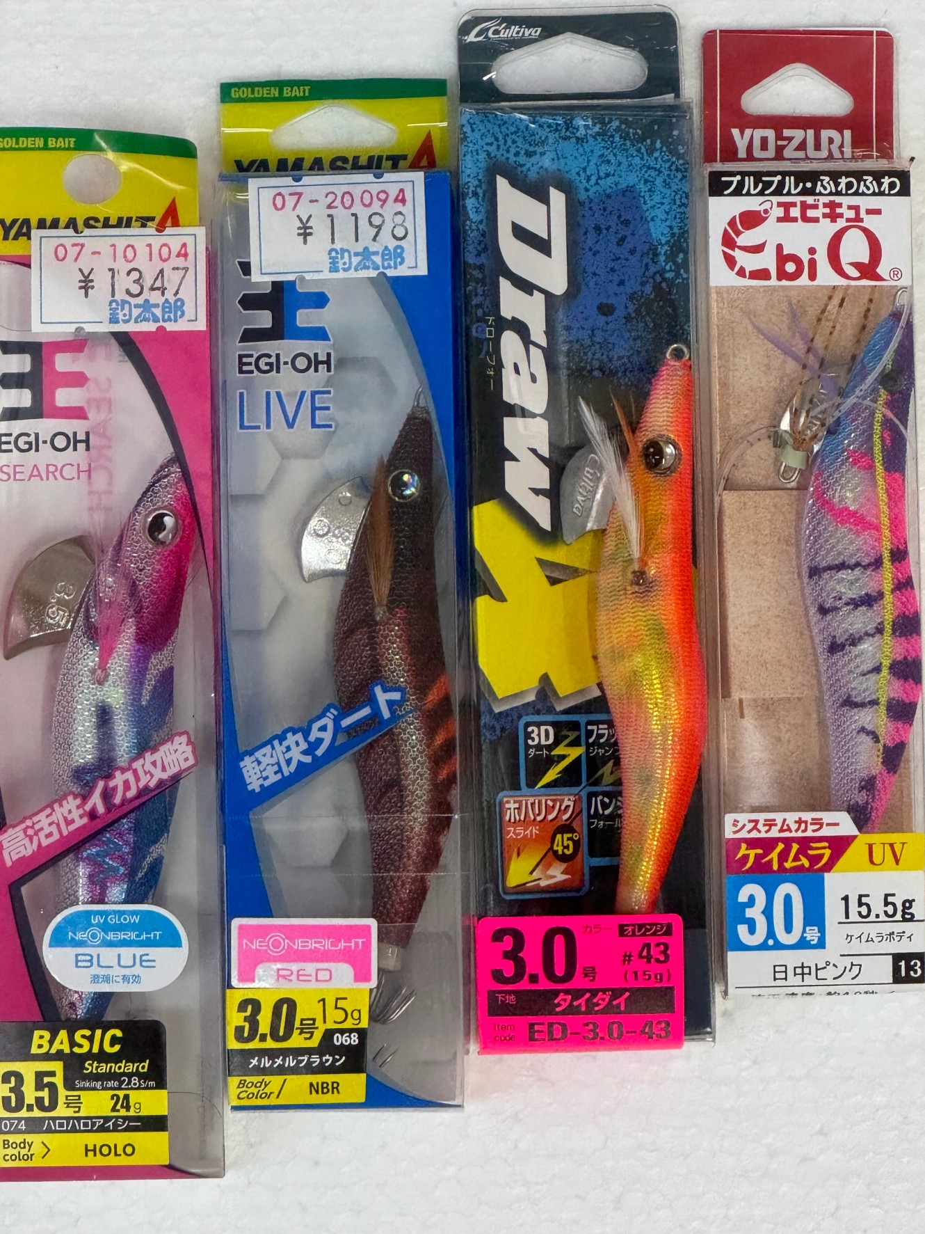 エギングはエギの大きさ、色、時間帯、潮、テクニック、この5項目で有用な準から説明。アオリイカ釣り入門。釣太郎