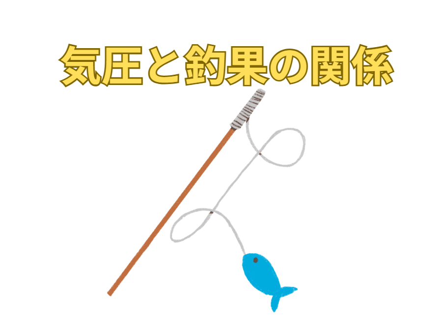 気圧と釣果の関係説明。低気圧時はよく釣れる、は真実か?釣太郎
