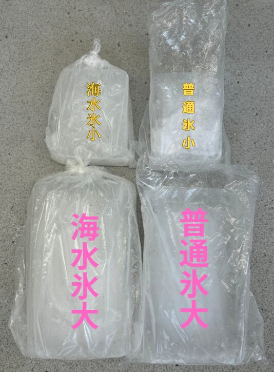 魚の冷却なら真水より海水氷の方がベターとChatGPT。釣太郎