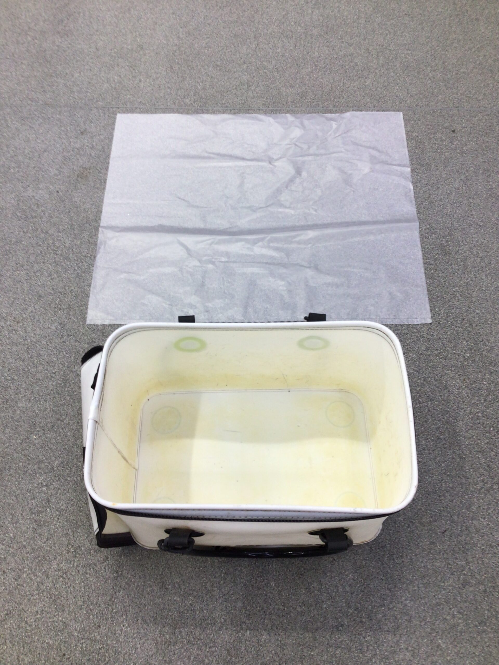 釣行バッカン袋　マキエサ入れ用。釣太郎