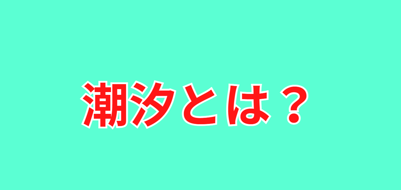 釣りをする上で、潮の満ち引き、つまり潮汐は非常に重要な要素です。釣太郎