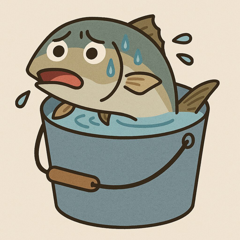 アオリイカ、ヤエン・ウキ釣り師必見!アジの海水量・詰めすぎは酸欠の原因に!釣太郎