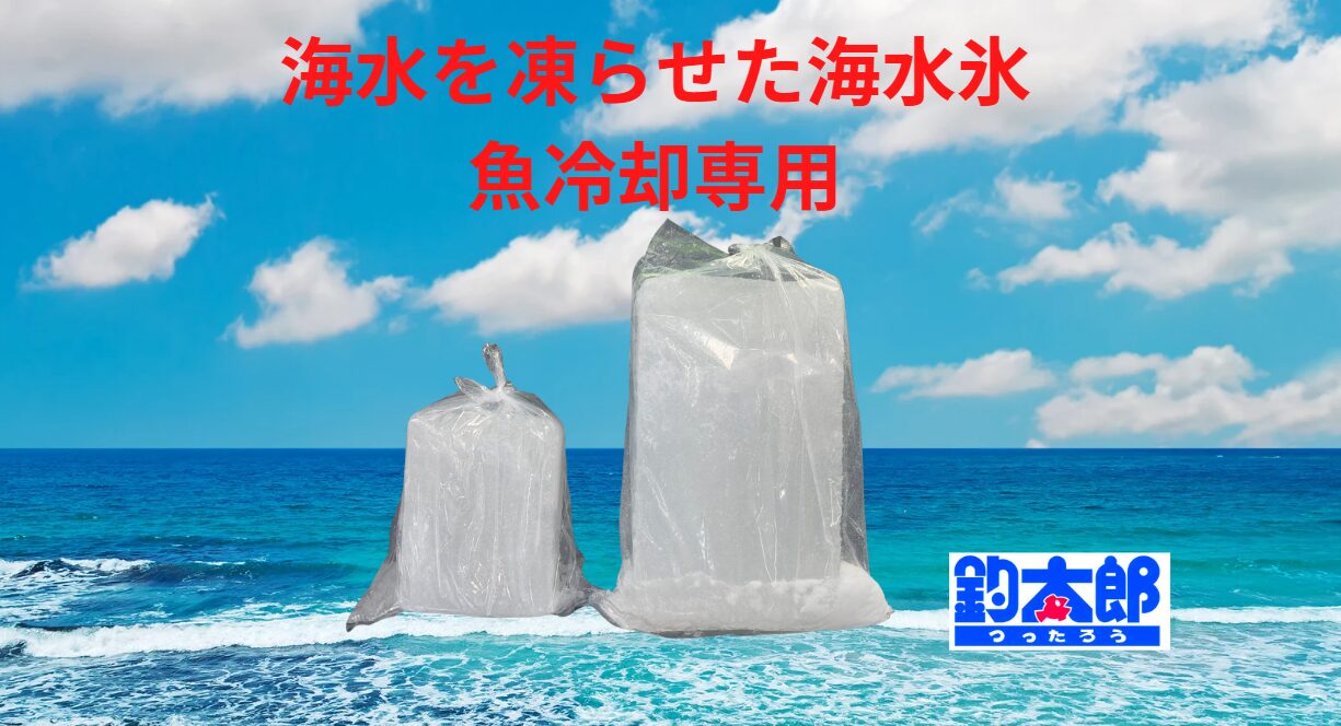 【釣り人必見!】海水を凍らせた"海水氷"が圧倒的に支持される理由とは?釣太郎