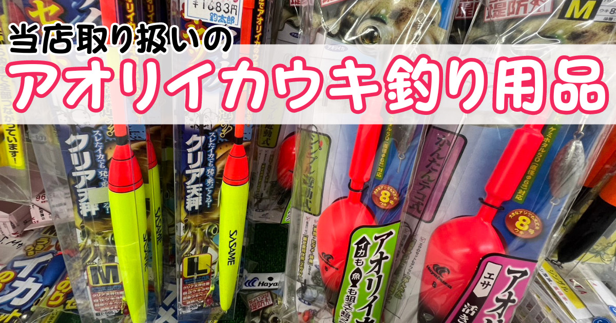 アオリイカ釣り初心者にとって、ウキ釣りがおすすめされる理由。釣太郎