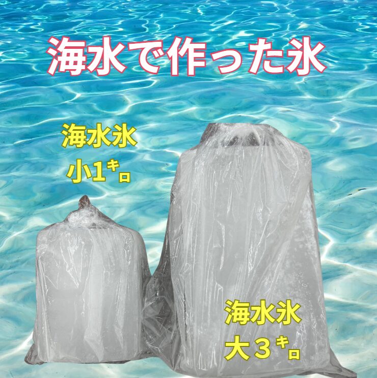 魚の冷却なら、真水氷より海水氷の方がいい。釣太郎 