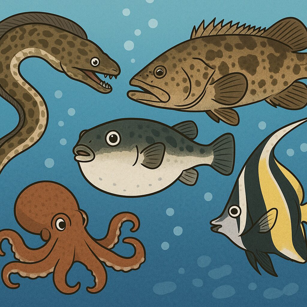 フグを食べる「大物捕食魚」。釣太郎