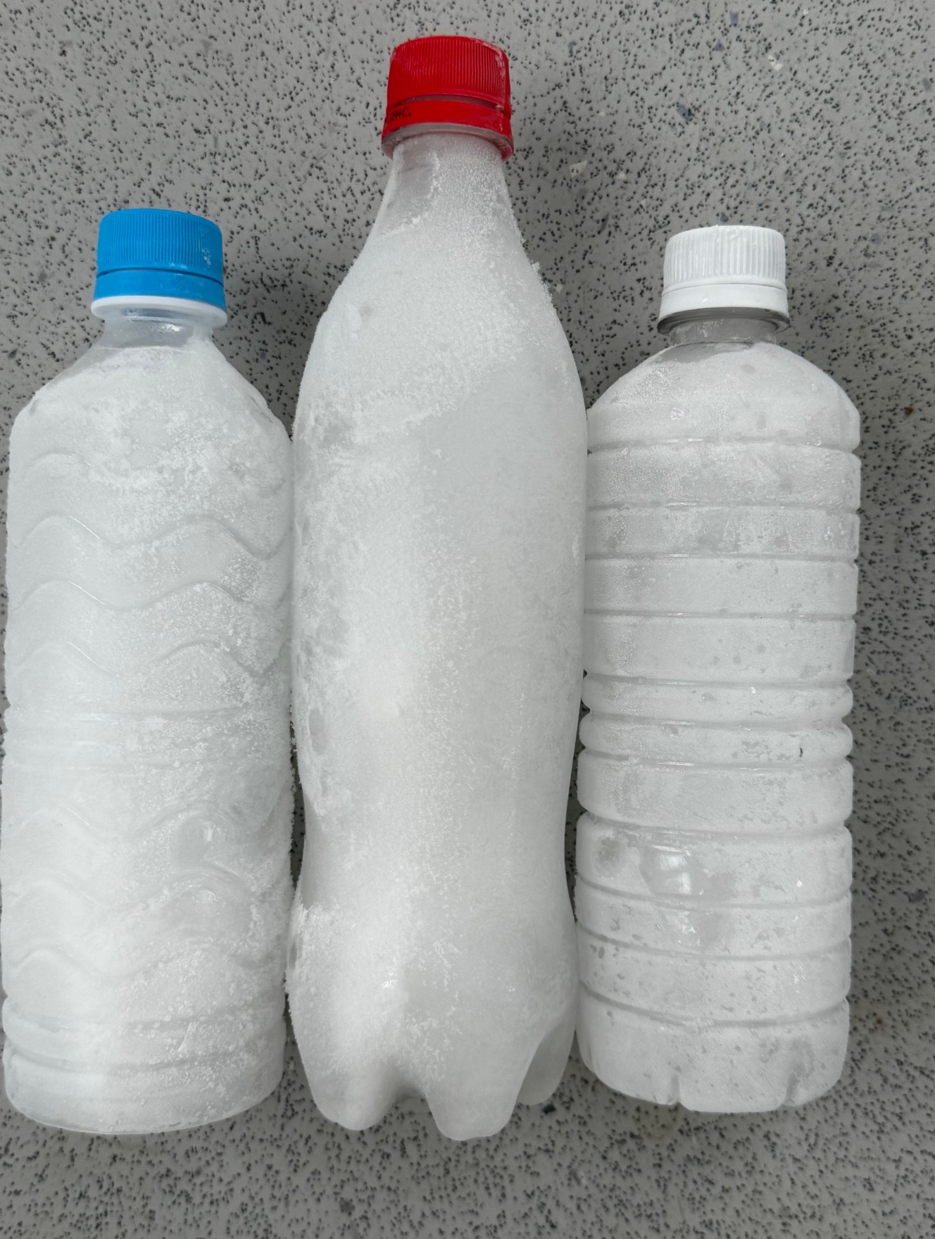 ペット氷なら解けても大丈夫。海水を入れて潮氷にも最適。1本120円。釣太郎