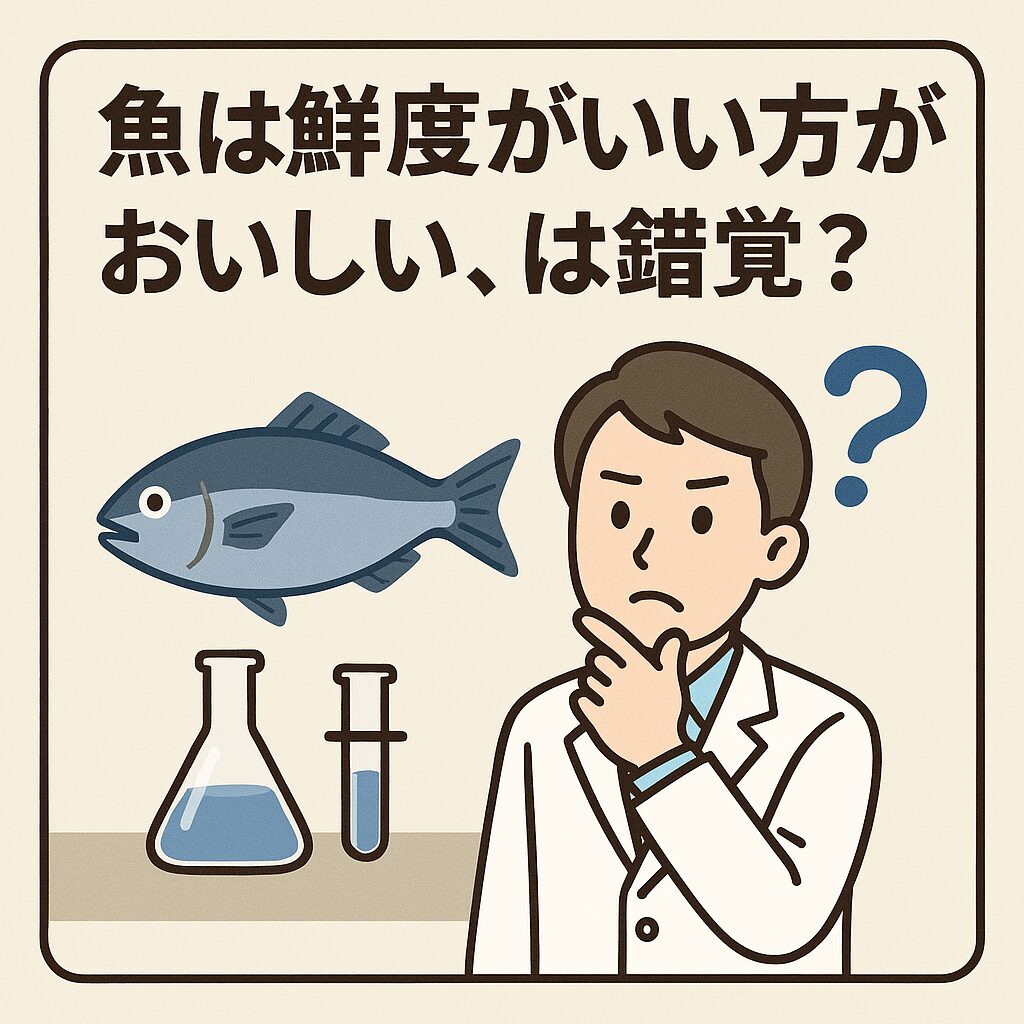 魚は鮮度がいい方がおいしいは誤解?釣太郎