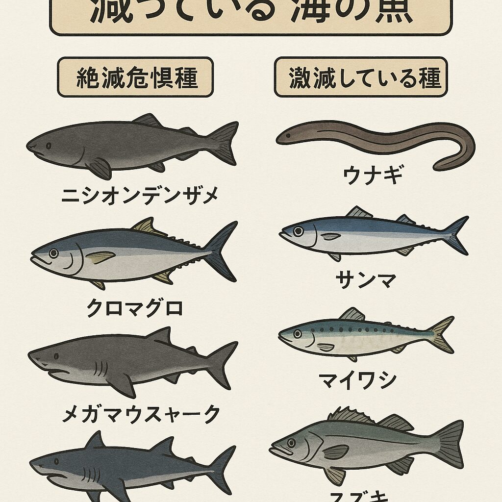 海の魚、全滅危惧種のご紹介。釣太郎
