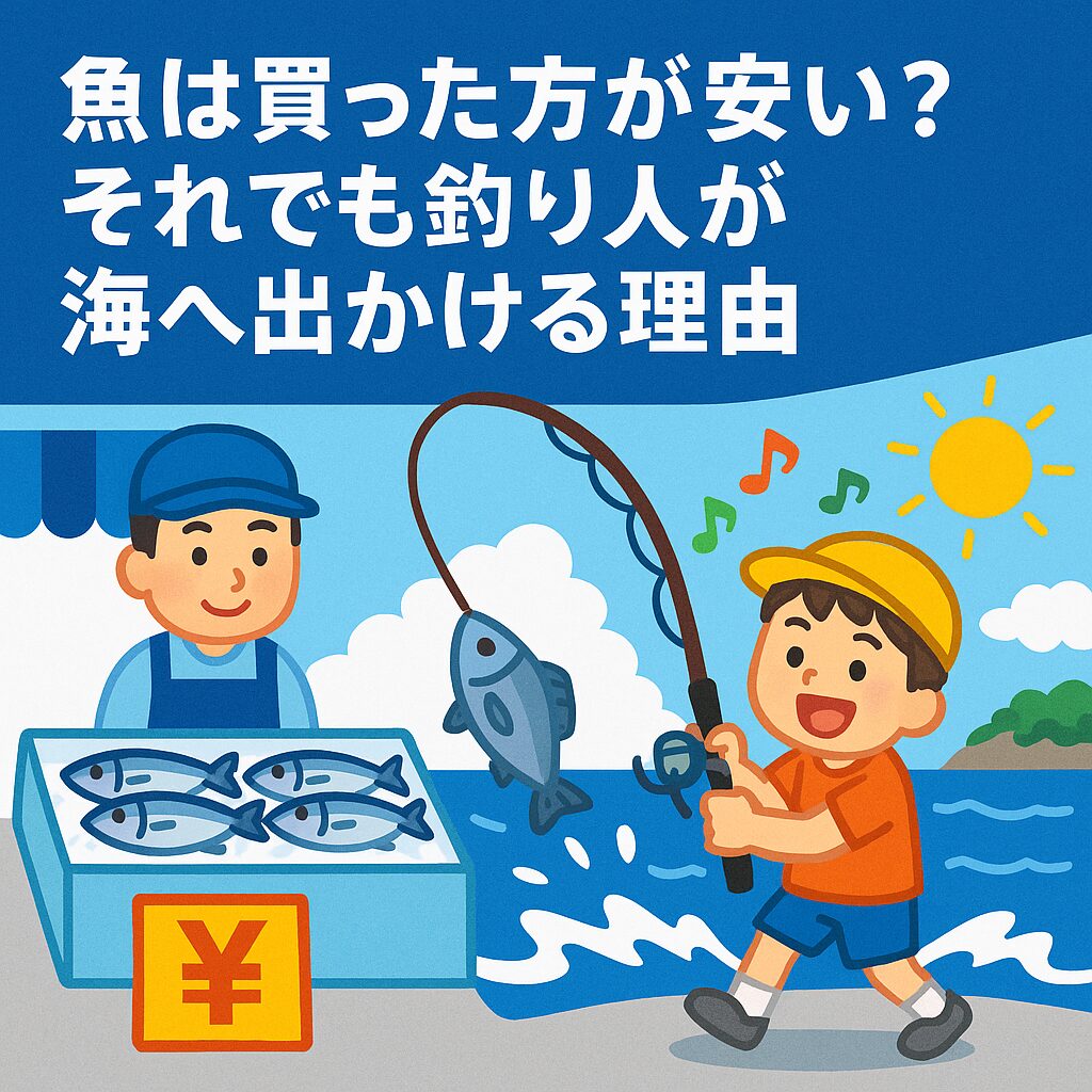 魚は買った方が安い？それでも釣り人が海へ出かける理由。釣太郎
