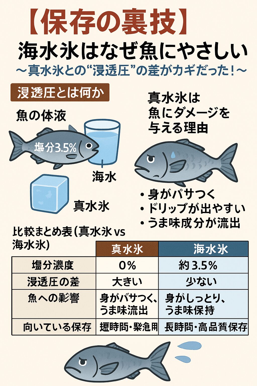 【釣り人必見】なぜ“海水氷”が魚に優しいのか？釣太郎