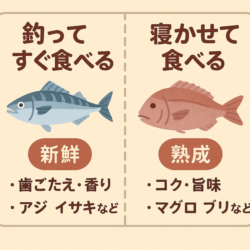魚は「釣ってすぐ食べる vs 寝かせて食べる」どっちが旨い？釣太郎