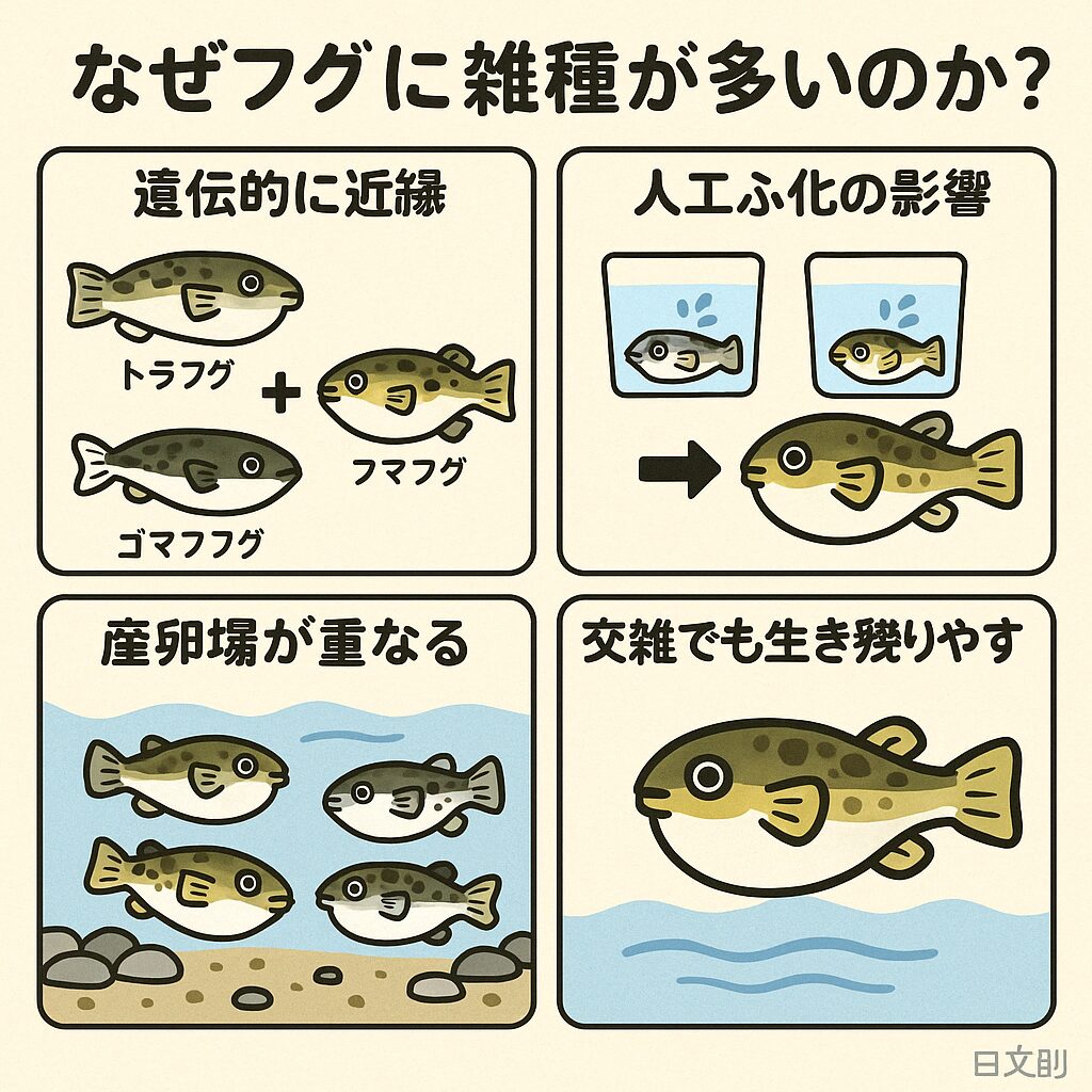 なぜフグに雑種が多いのか?釣太郎