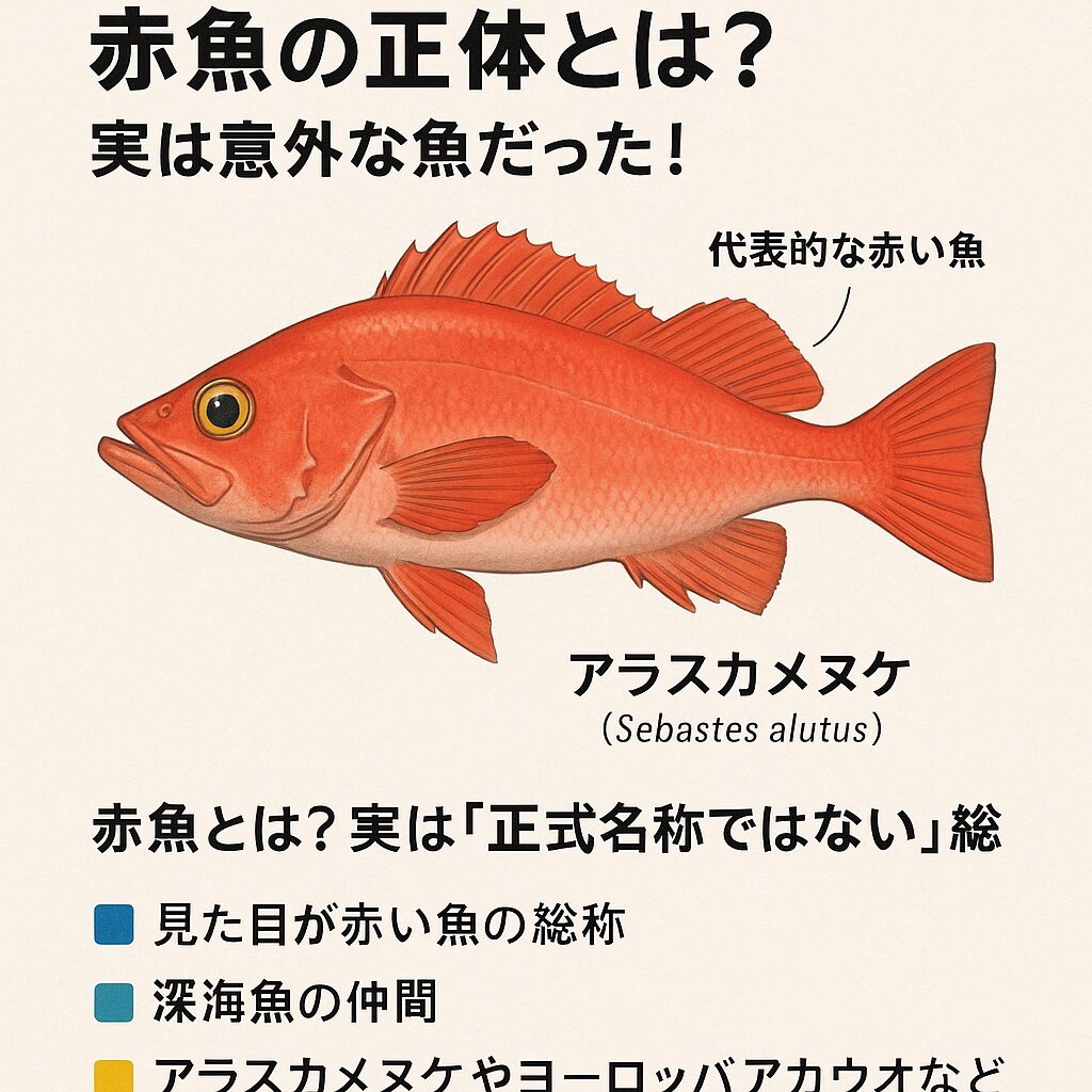 赤魚という魚はない。スーパーで売っている魚の正体は?釣太郎