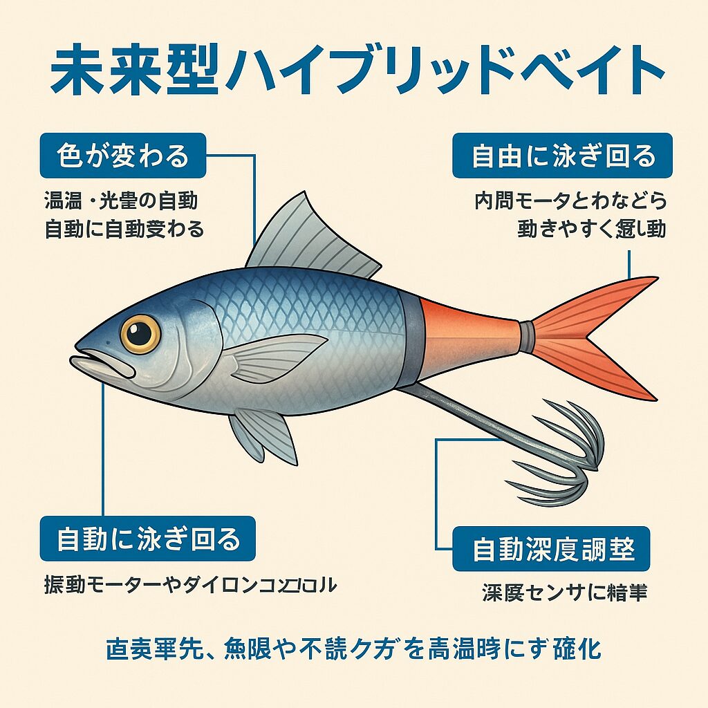 未来型ハイブリッドベイト。アオリイカ売りのエギングの将来の姿?釣太郎