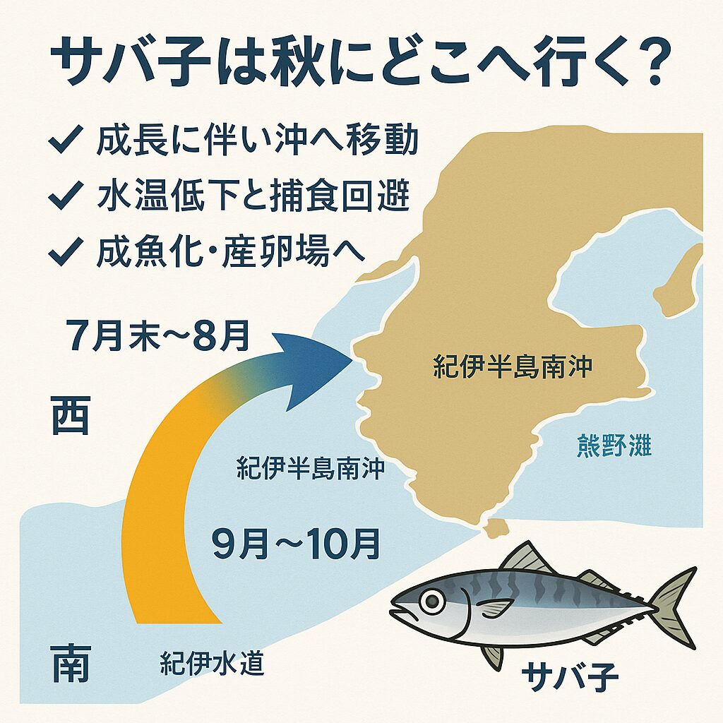 春から初夏に南紀に湧くサバ子は、秋にはどこへ行くのか？【回遊ルートと消える理由を徹底解説】釣太郎