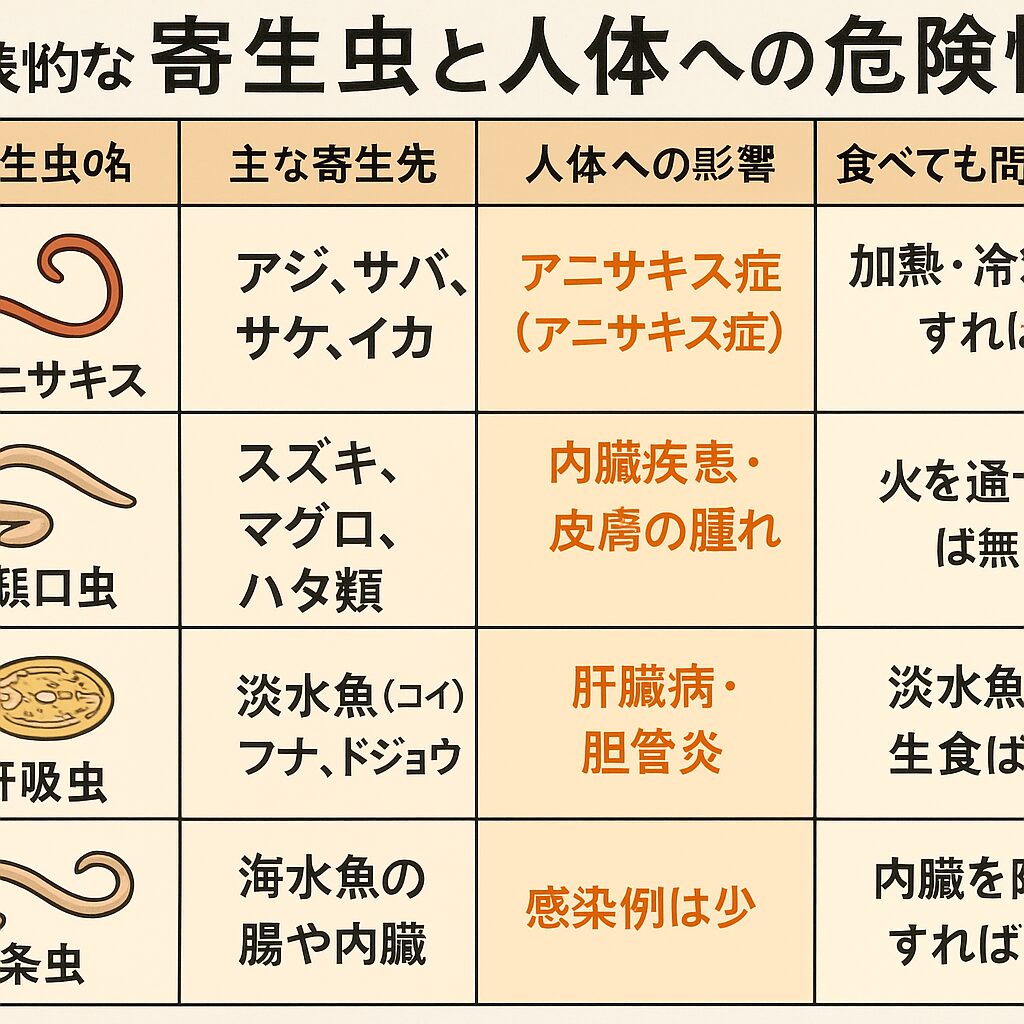 寄生虫は気持ち悪いが、“食べられる魚”は多い!釣太郎
