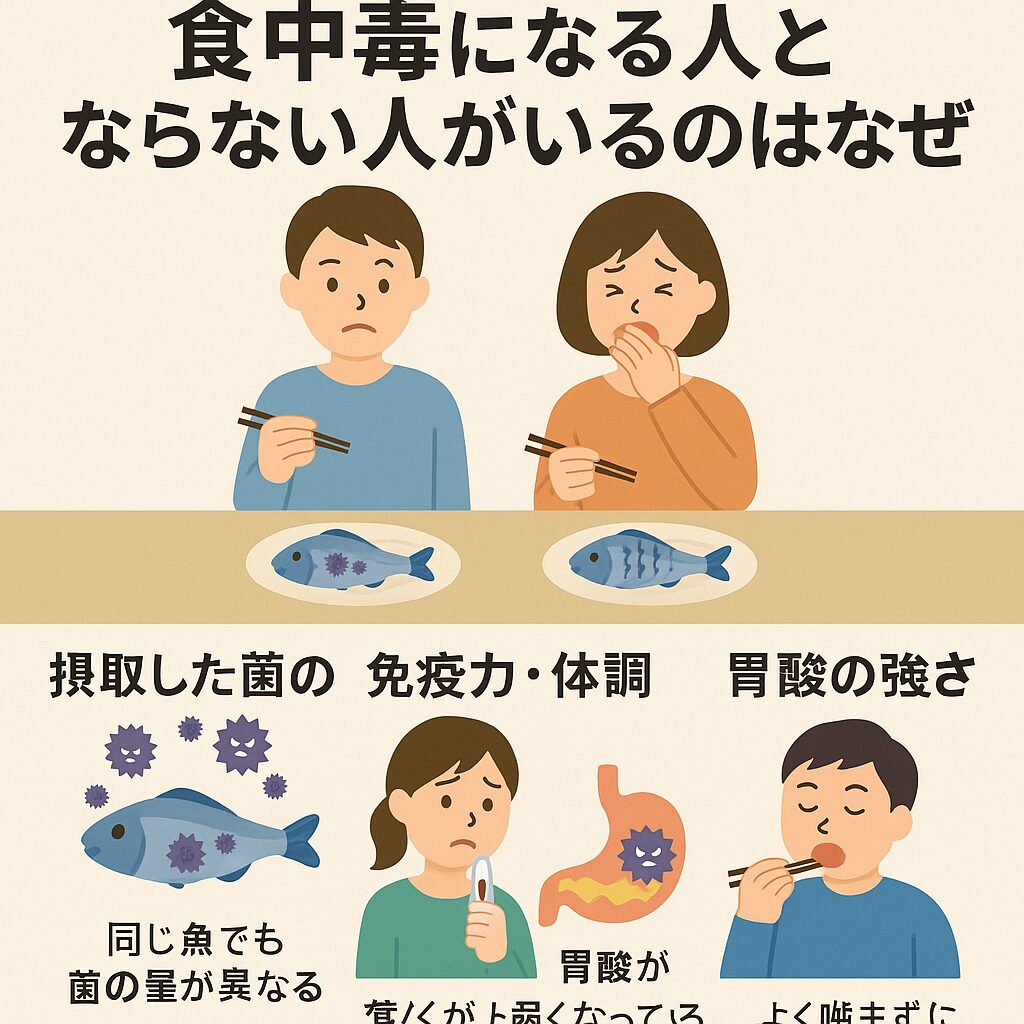 同じ魚を食べても「食中毒になる人」と「ならない人」がいる理由説明。釣太郎