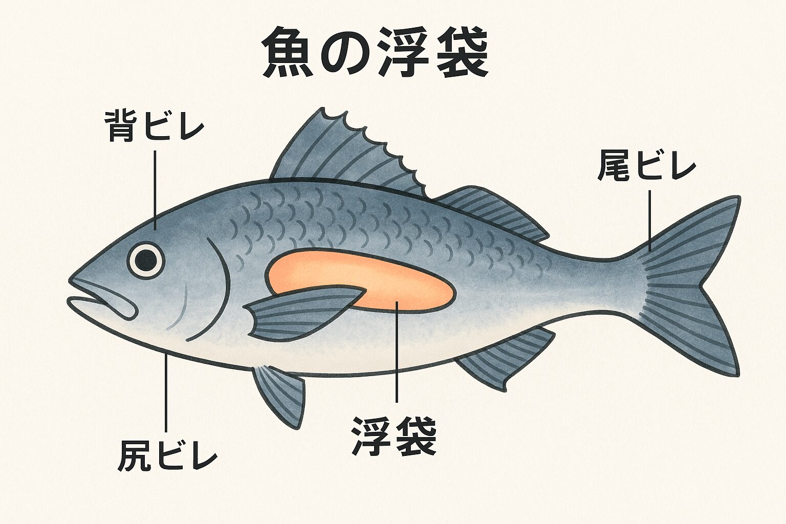 魚の浮袋とは？仕組みと役割を徹底解説！釣太郎