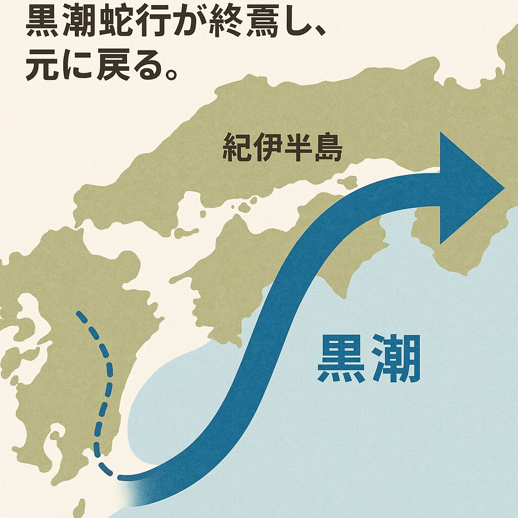 【速報!黒潮蛇行が終焉へ】紀伊半島の海と魚はどうなる?釣太郎