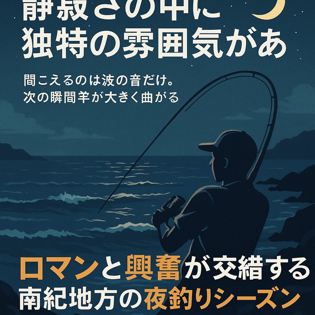 南紀の夏の夜は、釣り人にとって“魔法の時間”釣太郎