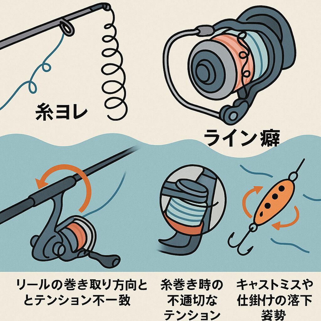 【糸ヨレ・ライン癖の原因とは？】釣り人最大のストレスを科学的に解説！釣太郎