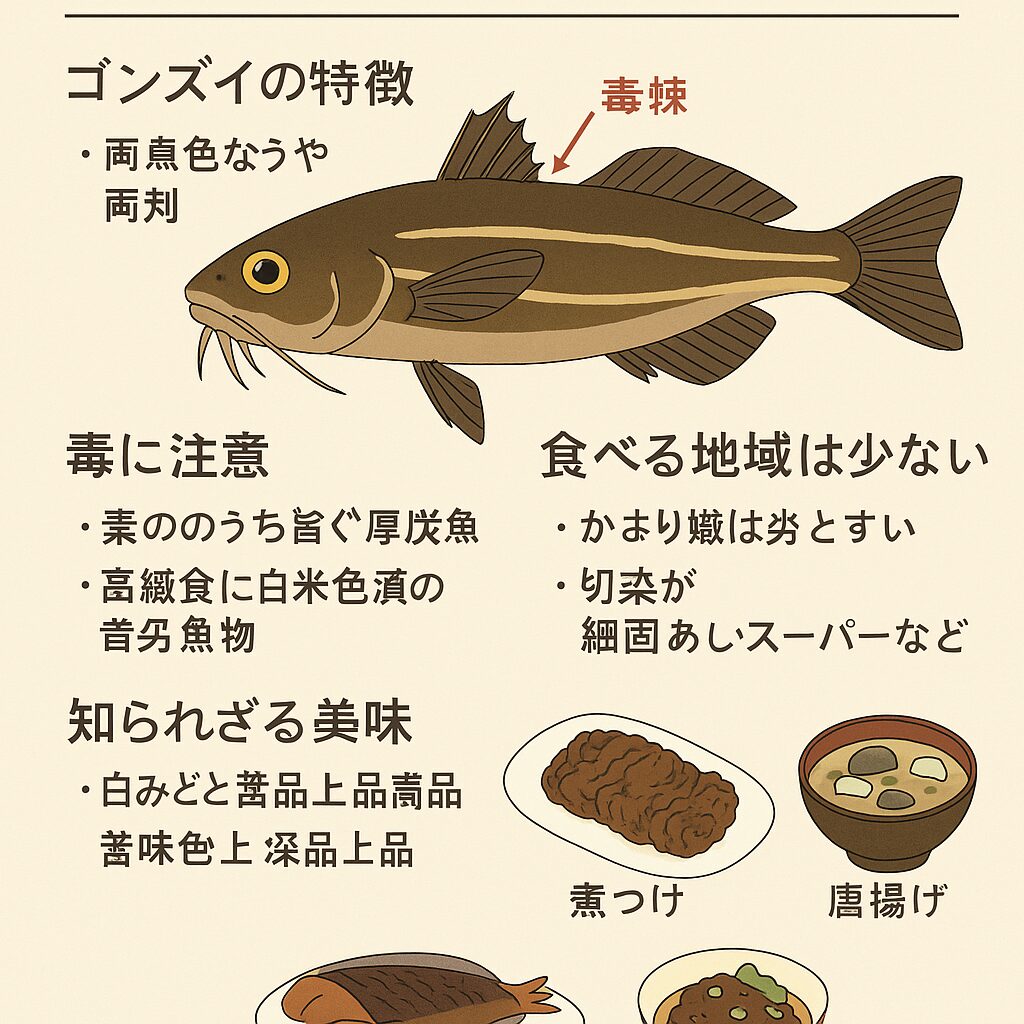 美味な魚なのに、なぜ食べられていない？地域差のあるゴンズイ文化。釣太郎