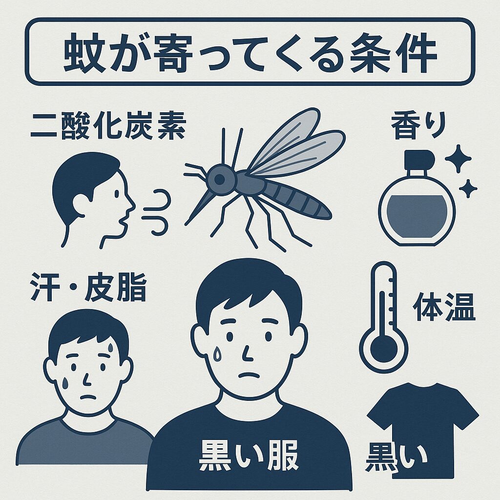 蚊に刺されるのは“体質”ではなく“条件”の問題だった！釣太郎