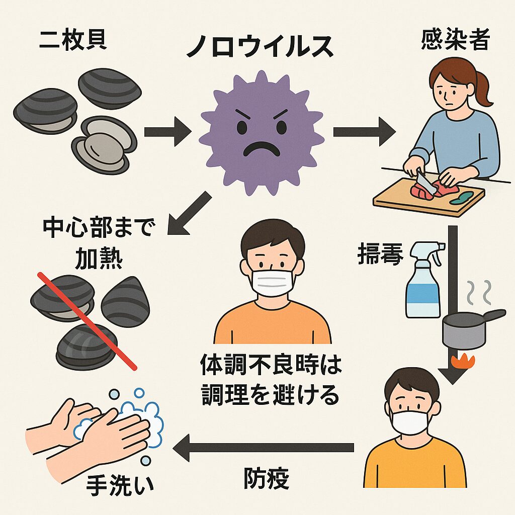 怖いノロウイルス｜どうやって感染する？何に注意すれば予防できる？徹底解説。釣太郎