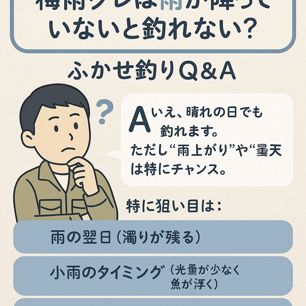 梅雨グレは“雨じゃなくても釣れる！釣太郎