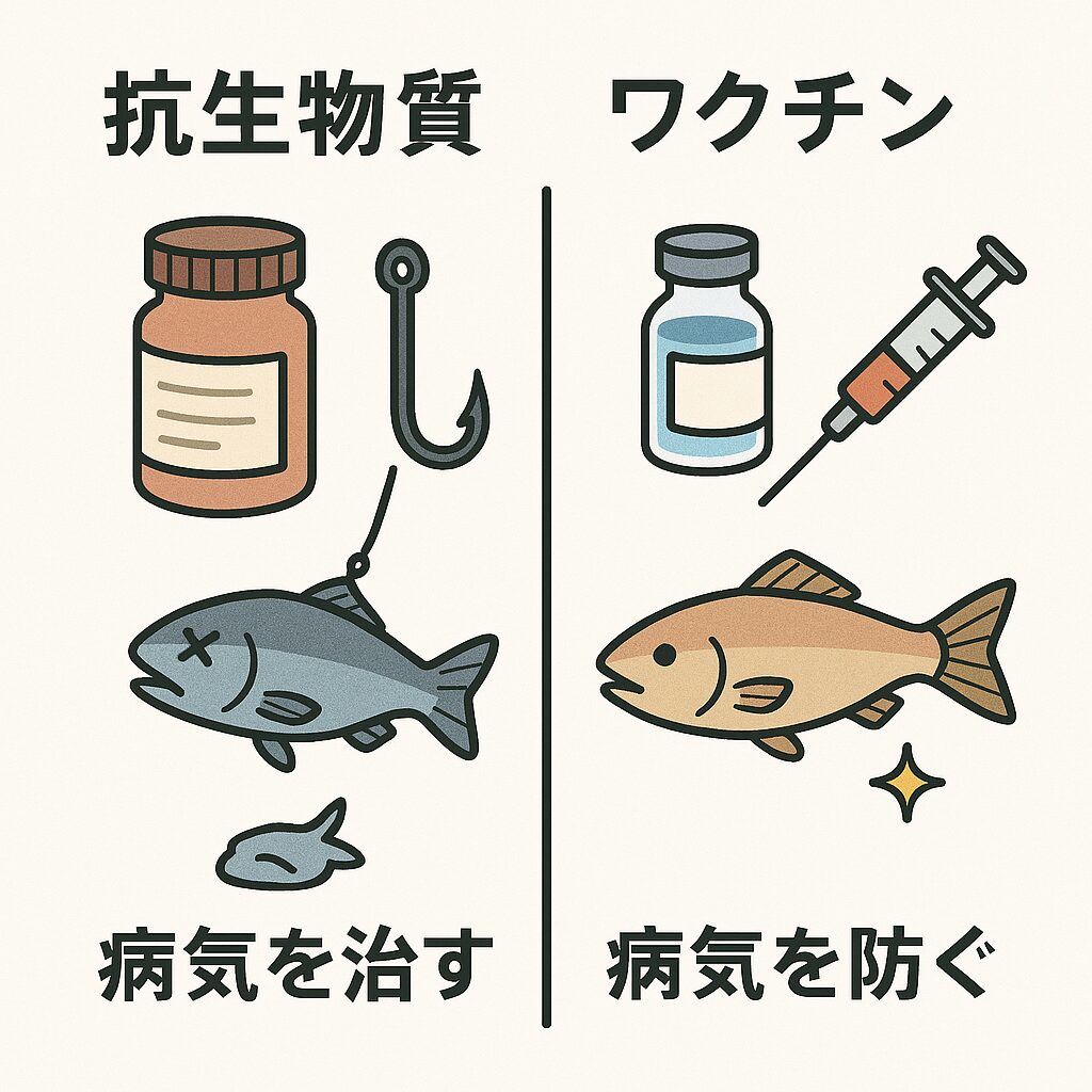 魚の抗生物質は効果が高い反面、「応急処置的」な役割。釣太郎