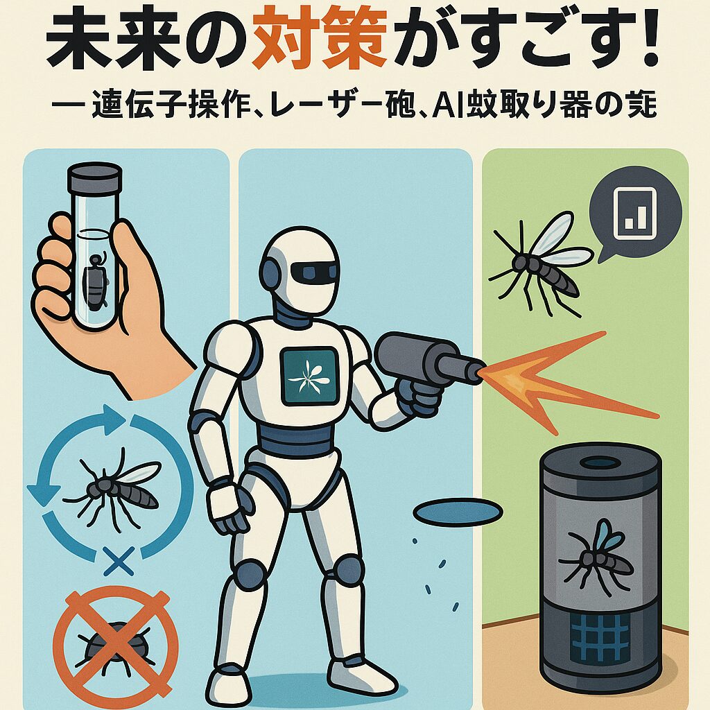 蚊がいなくなると、地球はどうなる？釣太郎