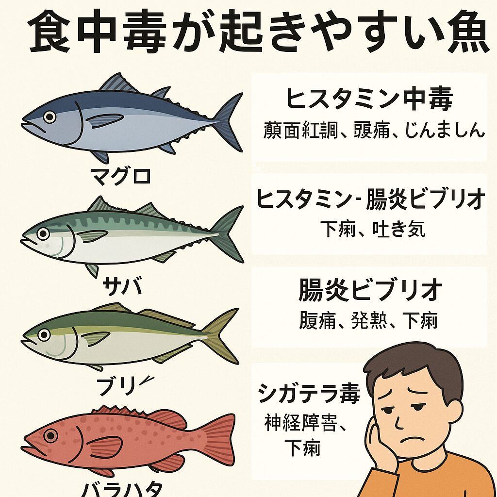 フグ以外で食中毒を起こしやすい魚ランキング。釣太郎