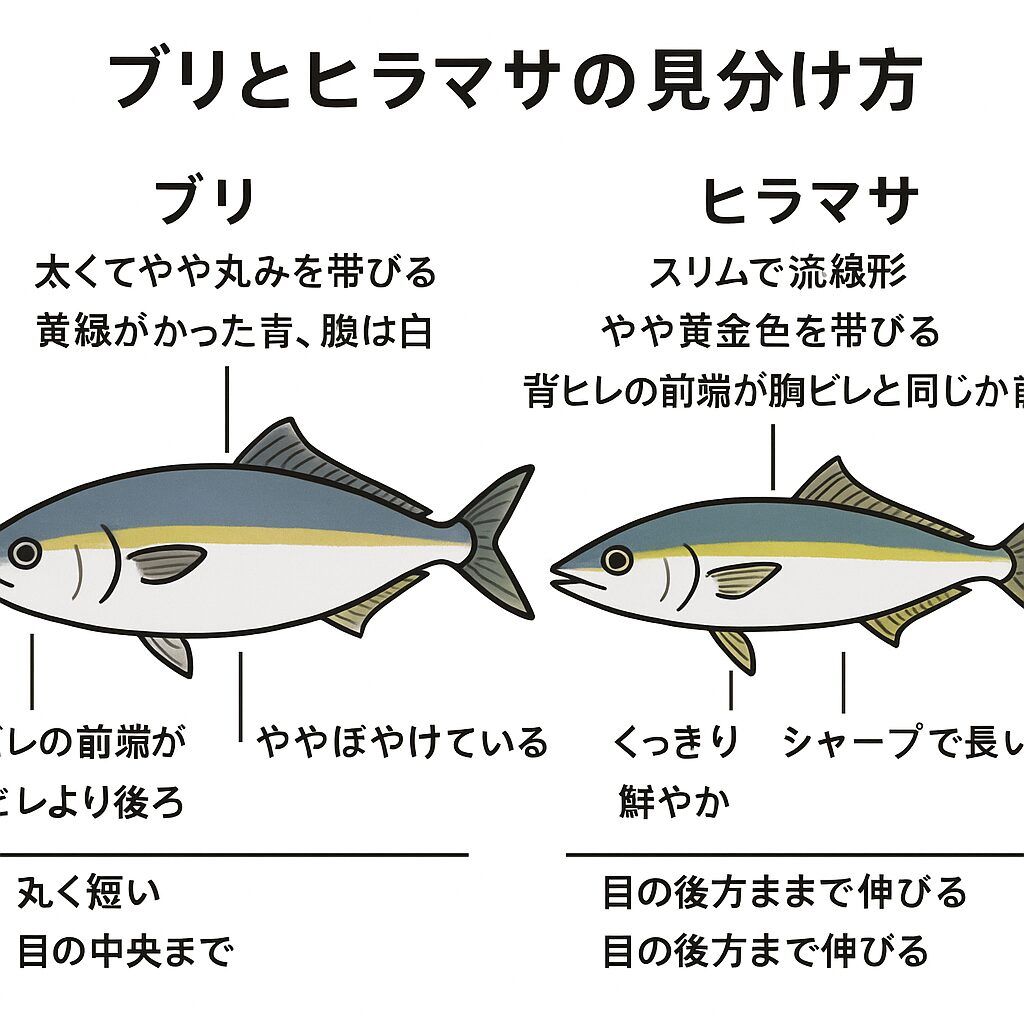 【釣り人必見】ブリとヒラマサの見分け方と特徴の違い｜引き・食味・外見を徹底比較！釣太郎