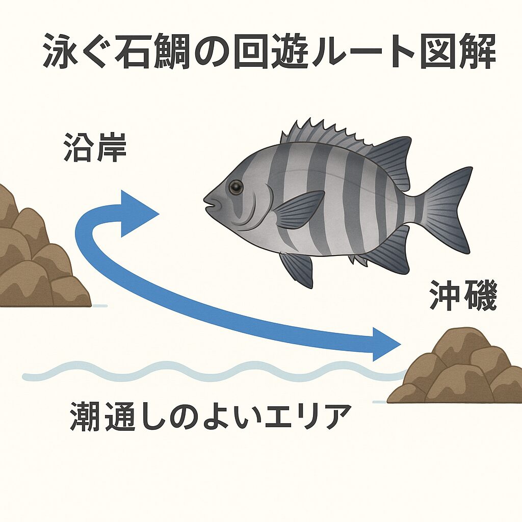 石鯛は“動く根魚”。釣太郎