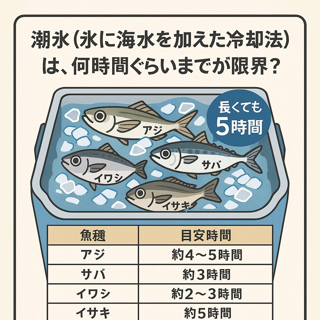潮氷（しおごおり）の効果は何時間持つ？ 魚種ごとに見る「氷に海水を加えた冷却法」の限界と注意点【保存ガイド】釣太郎