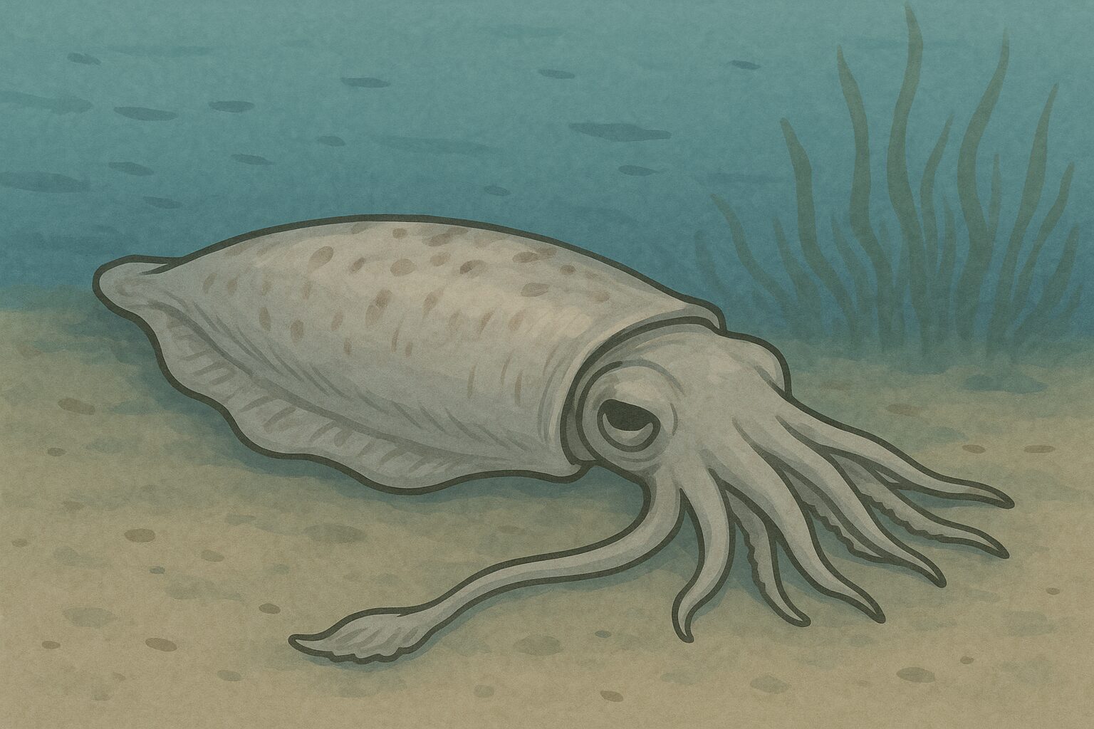 アオリイカは、産卵という命のバトンを渡した後、ひっそりと海中でその一生を終えます。釣太郎