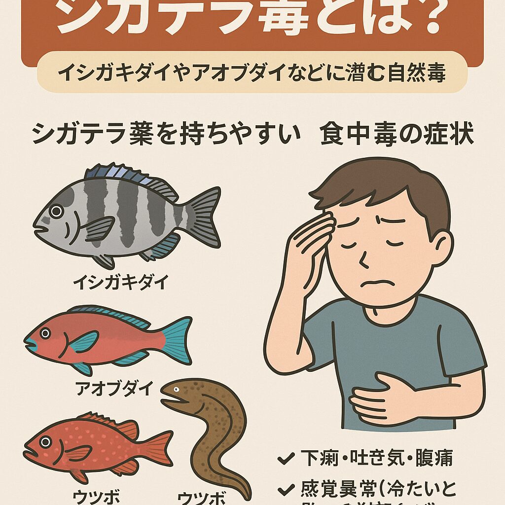 シガテラ毒とは?イシガキダイやアオブダイなどに潜む危険な自然毒を徹底解説。釣太郎