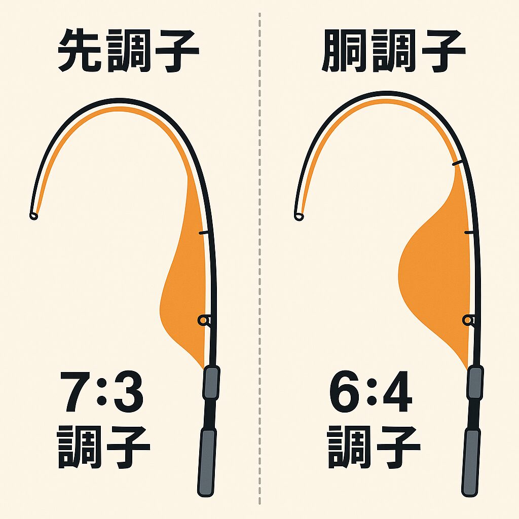 【釣り竿の曲がり方で釣果が変わる!?】「先調子」と「胴調子」の違いを徹底解説！釣太郎