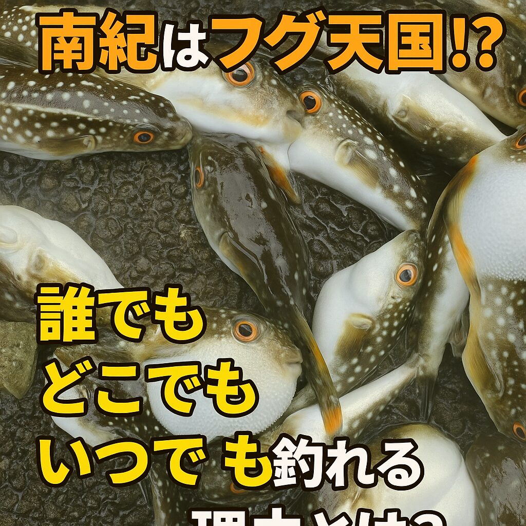 フグがよく釣れる理由説明。釣太郎